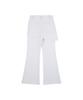 Pipeulobeudeowoldeu Herringbone Damaged Cut Skirt Pants_Wh