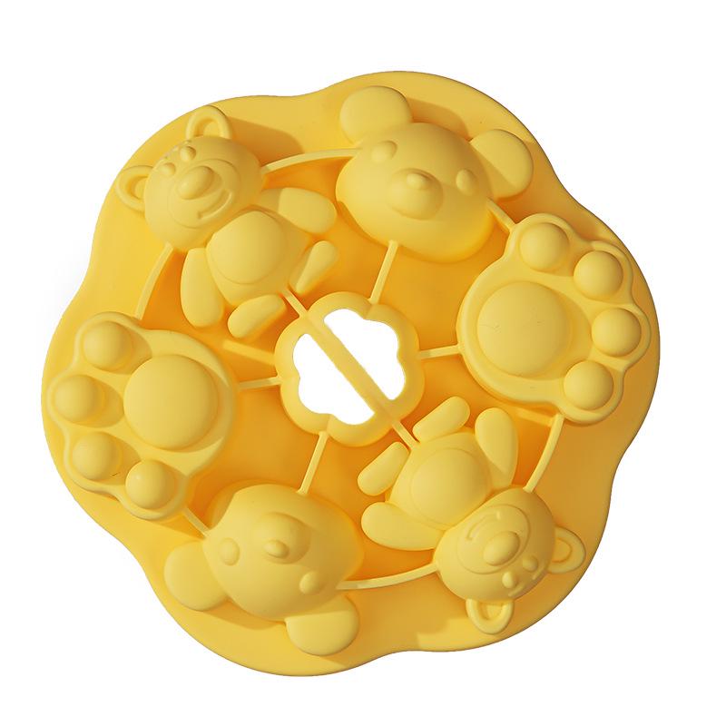 Silicone Cat Paw Baby Food Steam Cake Mold with Food-Grade Certification