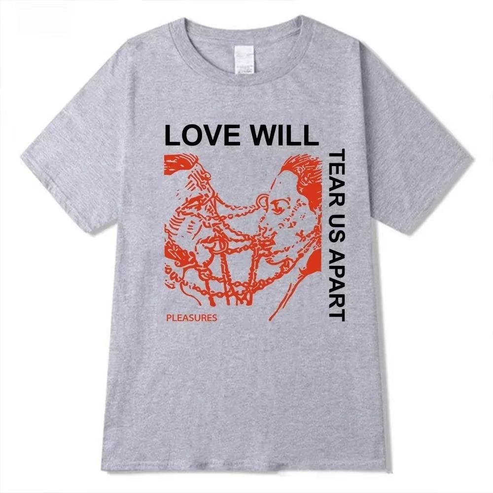 Tricou pentru bărbați Lil Peep Peep Love Will Tear Us Apart Imprimeu Tricou supradimensionat Tricouri Hip Hop Streetwear Topuri casual Unisex