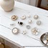 Exquisite DIY Sparkling Diamond Flower Buckles for Cross-Hole Shoes