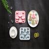 8-Hole 3D Princess Dress Crown Silicone Mold Diy Epoxy Resin Mold Ice Cube Mould Cake Decoration