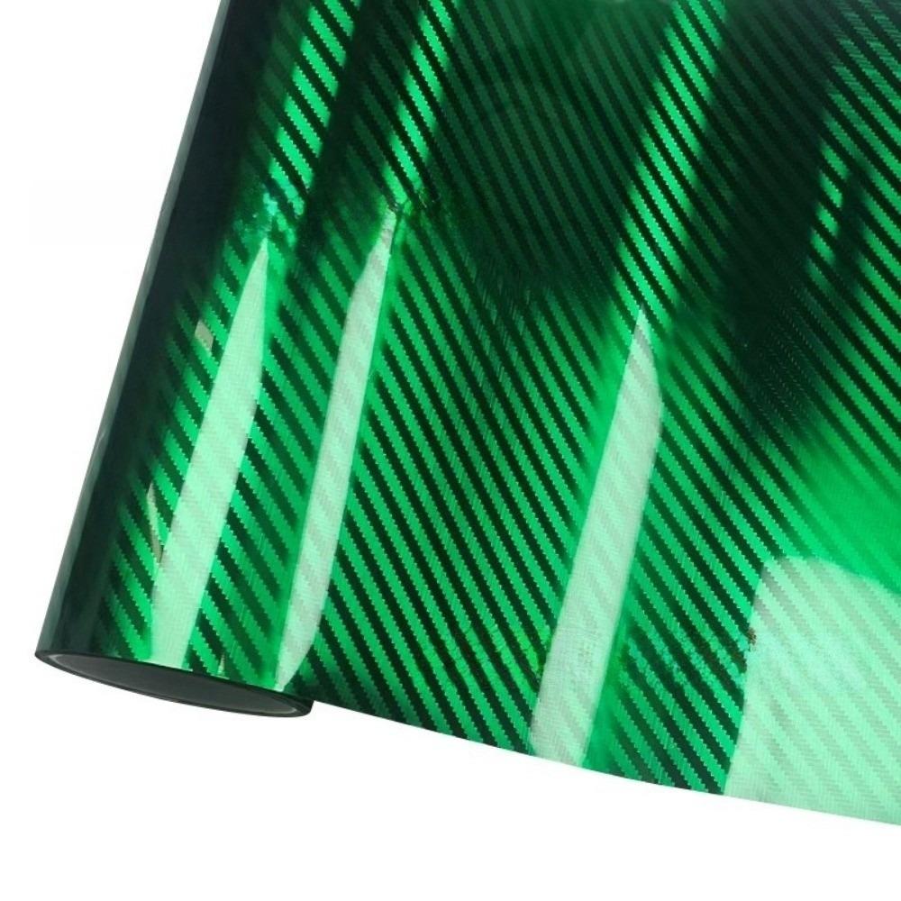 Película de Vinilo de Fibra de Carbono con Efecto 3D Pegatina Colorida para Interior de Coche para Coche Motocicleta Bricolaje