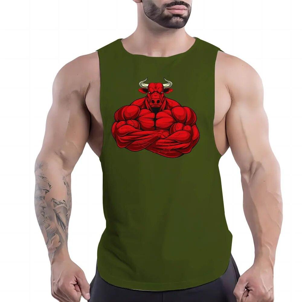 Freizeit Ärmelloses Shirt Basketball Outdoor Mode Atmungsaktive Vier Jahreszeiten Schnell Trocknend Y2k Sport Fnaf Gym Kleidung Männer Tank Top