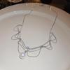 Collana di Perle Fatata Stile Coreano - Catena Clavicola Elegante e di Tendenza per Donna