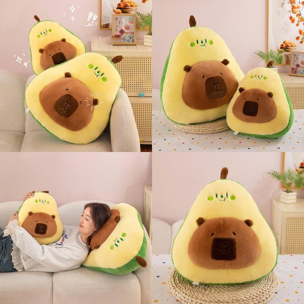 Mill Americana Persea Capybara Plush Toy Cute Cartoon Girl Sofa Decoration Doll