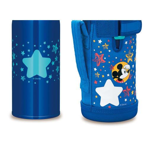 Thermos Vacuum Insulated 2-Way Bottle, Disney Mickey Mouse, 630ml/600ml, Blue Star FHO-600WFDS BLS