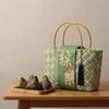 Bamboo Zongzi Packaging Box Chinese Style Eco-friendly Gift Packaging Handbag Handheld Shopping Bag Mid Autumn Festival