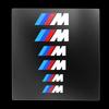 6PCS Car Brake Decorative Stickers Wheel Hub Styling Decals Accessories For BMW M X1 X3 X5 X6 X7 M3 E84 E83 F25 E91 E60 E30 E90