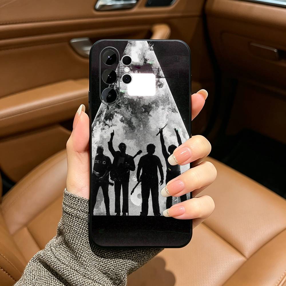 5 S-Seconds of S-Summer Band Phone Case For Samsung S25,S24,S21,S22,,Plus S23,S30,Ultra,S20,Fe,Lite,Black Soft Silicone