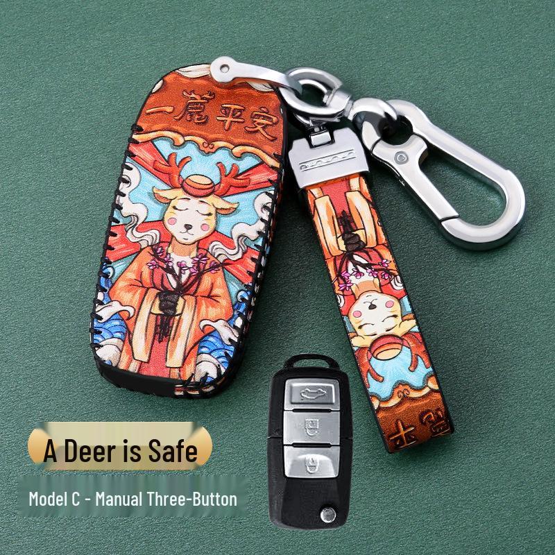 Dongfeng Fengxing T5 Jingyi Car Key Case: M3, Lingzhi M5L, X3, X5, X6, S50, SX6, CM7