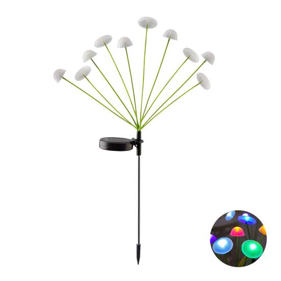 Solar Mushroom Stake Lamp Outdoor Garden Night Light Solar-powered Waterproof Automatic Light Sensor Lights for Patio Pathway