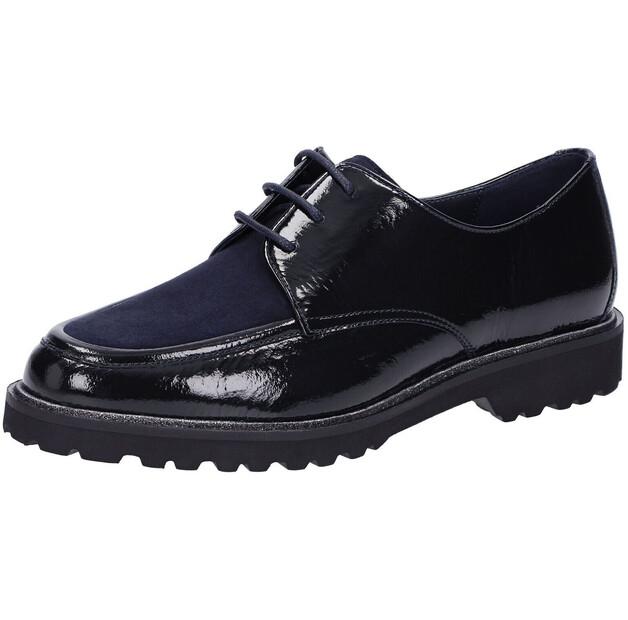 Женские полуботинки Sioux Meredith-749-h чёрные lackleder