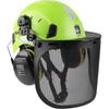 Groene Duivel Bosbouwhelm Gezichtsbescherming Kettingzaag 3-in-1 Set