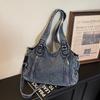 Denim Bag Shoulder Bag Large Capacity Women's Tote Bag Crossbody Bag