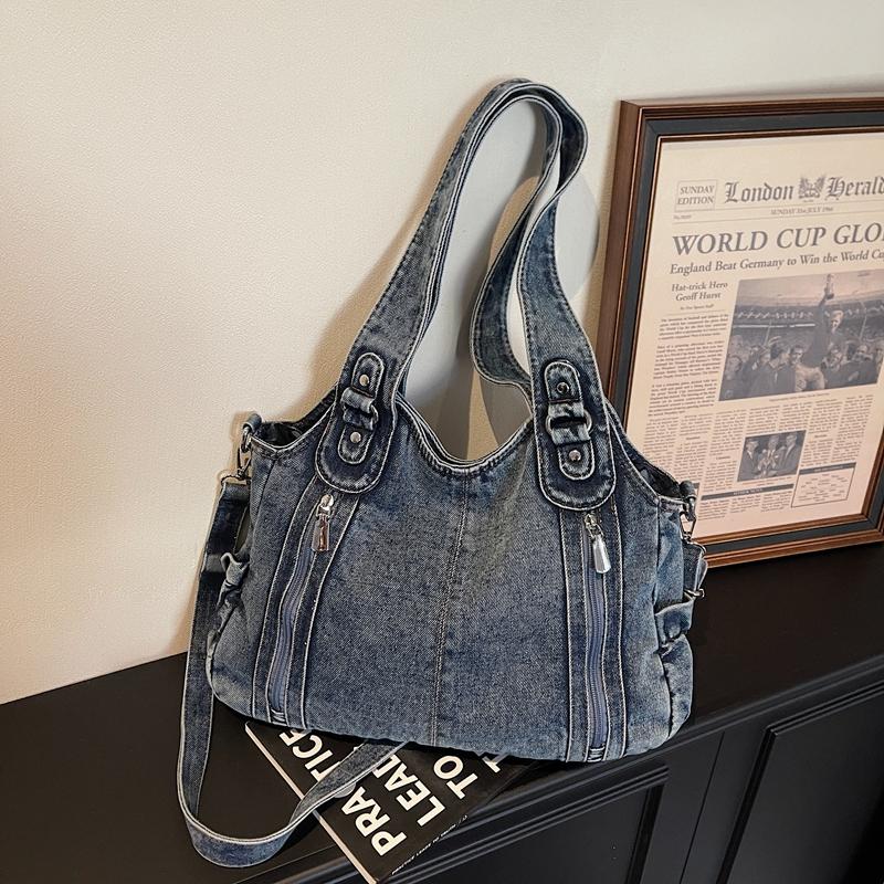 Denim Bag Shoulder Bag Large Capacity Women's Tote Bag Crossbody Bag
