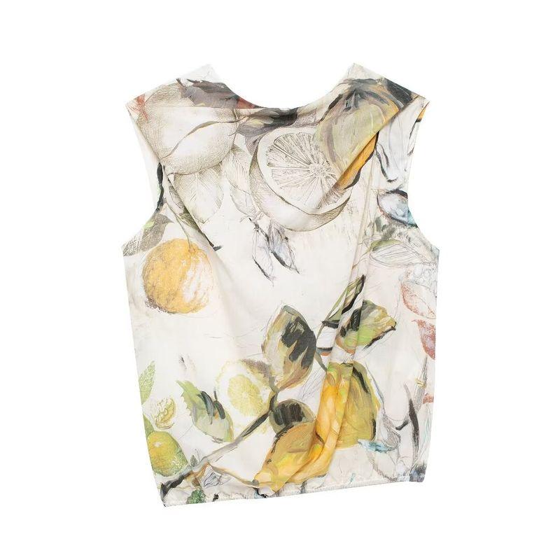 Kaslead New Arrival Women's Clothing Fashion Style Print Tops Casual Half-Length Skirt 8079210 81211