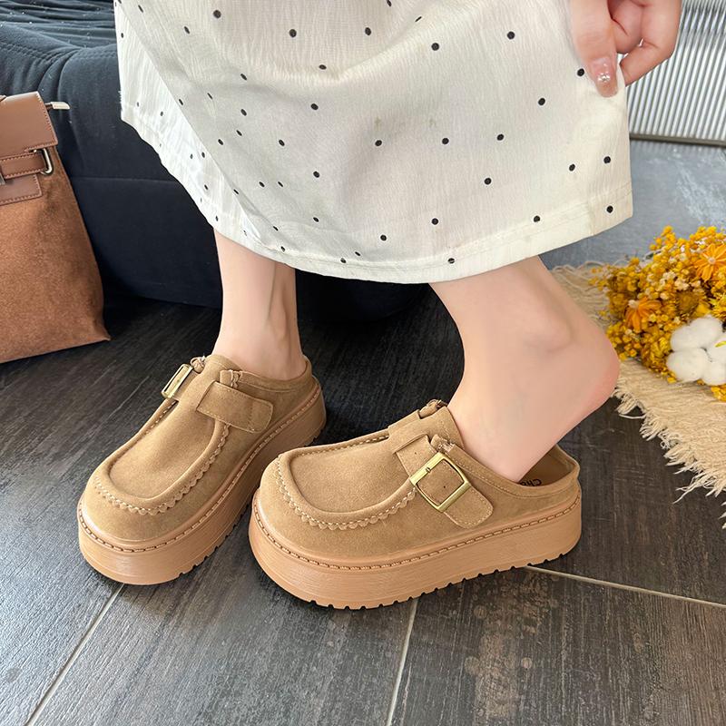 Fashion Girls Flats Spring Fall Shallow Lazy Loafers Shoes for Kids Girl Comfortable Soft Suede Sneaker Casual School Shoes