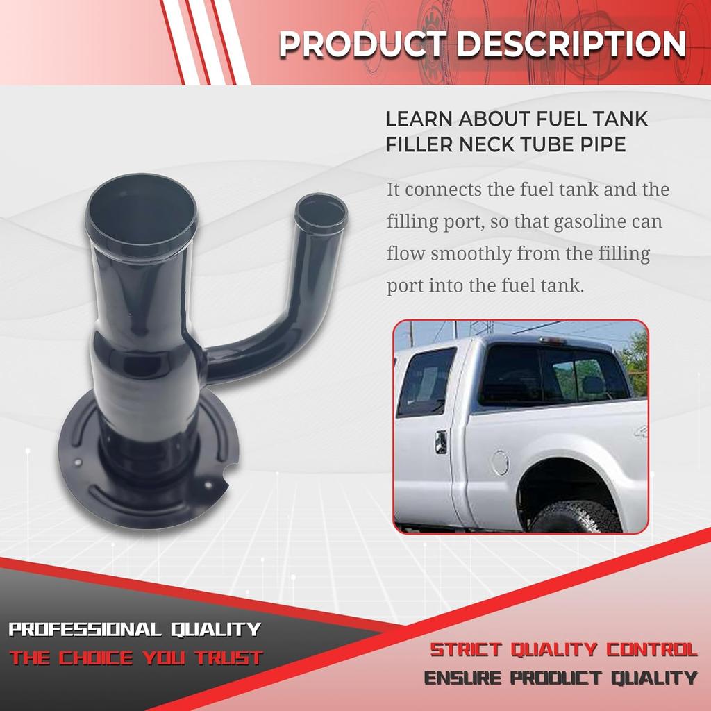 577-306 Fuel Filler Neck Pipe for 2005-2007 Ford F-350 F-450 F-550 Super Duty 6.0L 4C3Z9034C FN782