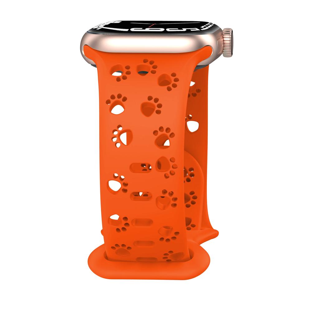 Classic Dog Paw Silicone Strap For Apple Watch Band 44mm 40mm Correa 38 42mm bracelet iwatch Series ultra 8 7 SE 6 5 4 3 49mm 45 mm 41mm