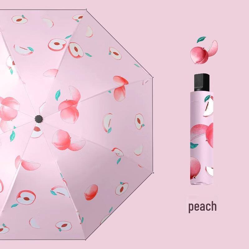 

YICAI Creative Fruit UV Protection Dual-Use Manual Umbrella (3-Pack)