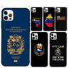 Venezuela Flag Phone Case For iPhone 16 15 Pro Max 11 12 13 Mini 14 Pro Max XR 15 16 Plus 16e Cover Coque