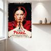 Pearl The Xtraddinary Origin Story Metal Tin Sign Vintage Horror Movie Poster Art for Home Bar Cafe Man Cave Decor