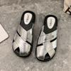 Pedal Women's Summer Half Slippers 2025 New Pregnant Women Wear French Flat Bottom One JX Bag Head Lazy Premium Slippers