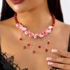 Trendige Goth Halloween Halskette für Damen Cartoon Lustiger Kürbis Geist Fledermaus Hexe Anhänger Halskette Mädchen Cosplay Party Schmuck Geschenk