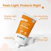 The Derma Co 1% Hyaluronic Sunscreen Aqua Gel | Hydrating, Lightweight & Non-Greasy | Blue Light Protection | 80 g