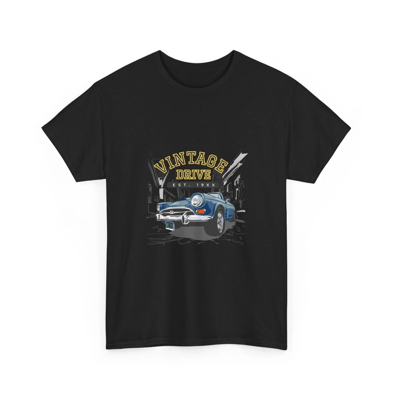 Vintage Drive classic car T-Shirt | Retro sports car graphic, Vintage T-Shirt S
