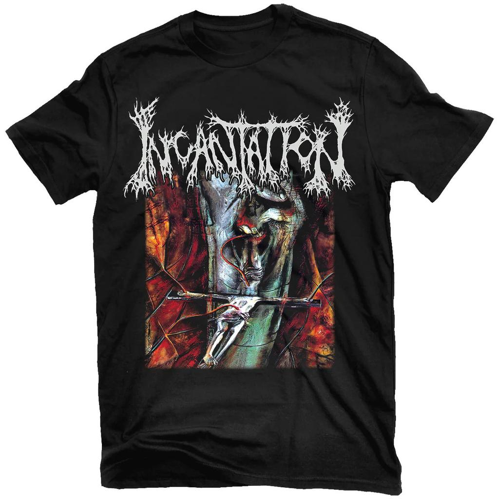 NEW Incantation Onward To Golgotha Short Sleeve Cotton Black S-5XL T Shirt MC518