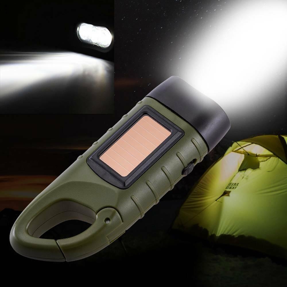 1 Stück tragbare LED-Lampe Taschenlampe Handkurbel Dynamo Fackel Laterne Professionelle Solarstrom Zeltleuchte für Outdoor-Camping Bergsteigen