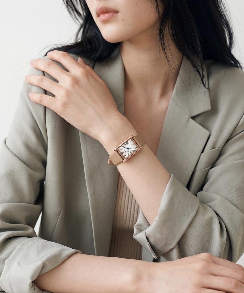 Sialeugo Sg-010S-Rp Fennel Collection Women'S Leather Wristwatch