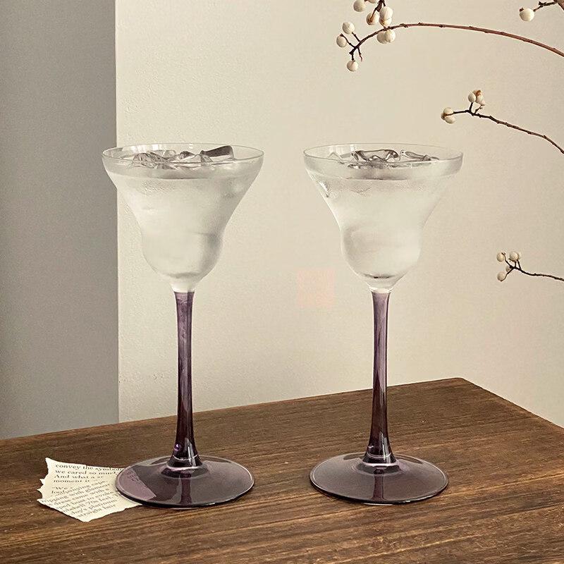 

ZISIZ High-End Purple Stemmed Glass