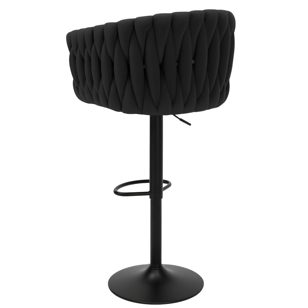 Barhocker Cofton Black Schwarzer Samt