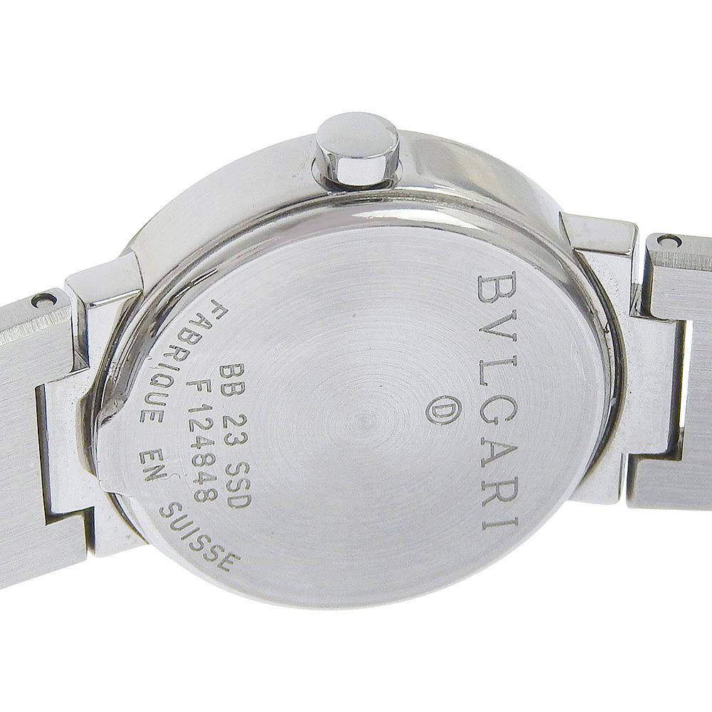 BVLGARI Bvlgari Bvlgari Watches BB23Stainless Steel blackDial Stainless Steel Quartz Analog display Women Used