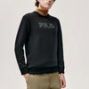 New FILA Sweatshirts Men's Jet Black F11M147201F-BK