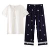 Pure Cotton Women's Pajamas with Chest Pads Women's 1011 New Spring and Summer Anti-bumping Students Can Wear Loungewear Suit