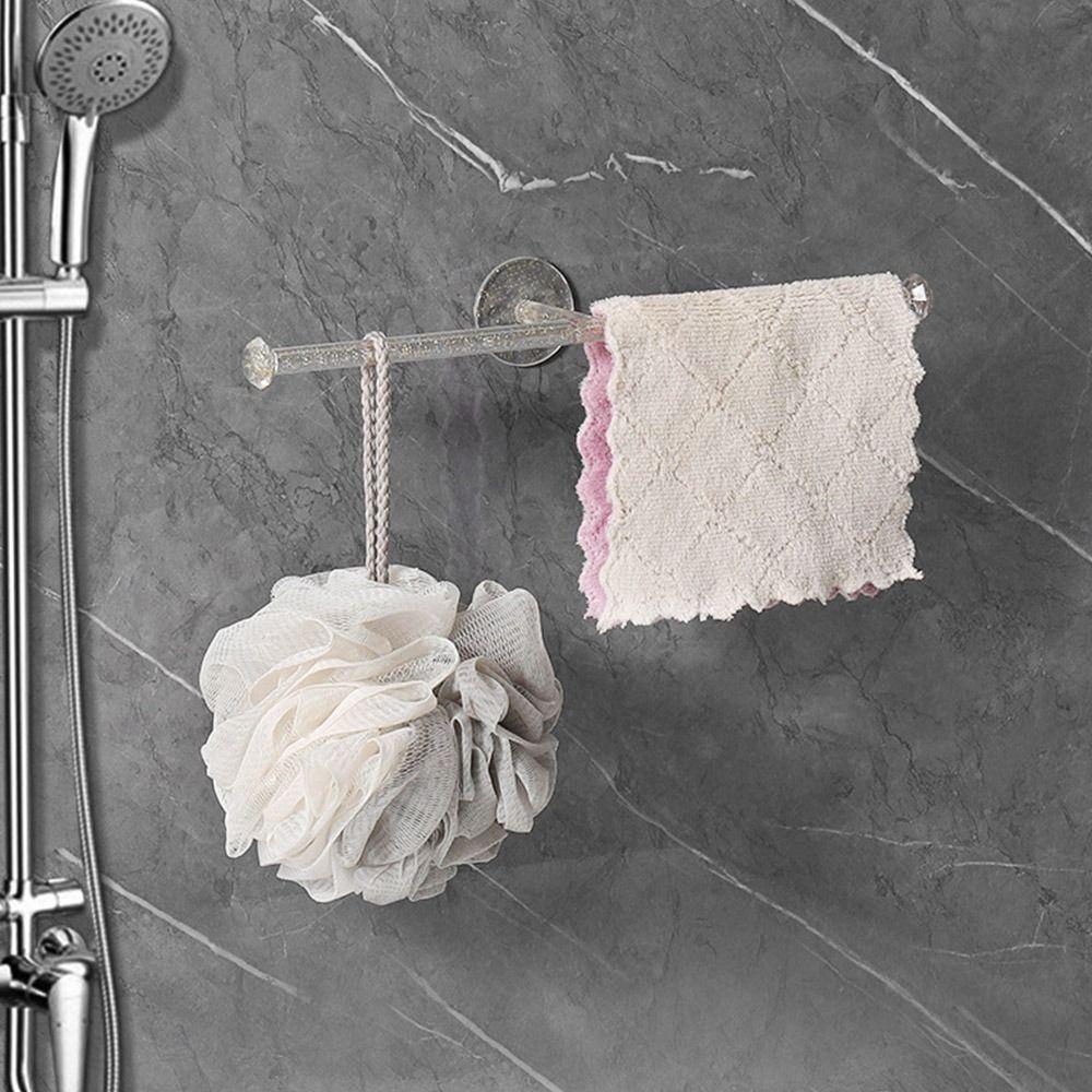 Home Organizer Towel Rack Transparent Toilet Paper Rack High-quality Jewelry Hanger