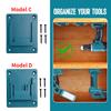 5 Stück Batteriehalter für Makita 18V Li-Ionen Akku Werkzeuge Maschinenhalter Lagerregal Wandhalterung für BL1860 BL1850(Keine Batterie)