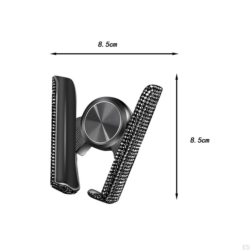 Auto Air Vent Telefon Halter Einstellbar Flexible Freisprecheinrichtung Zubehör Dekoration Glitter