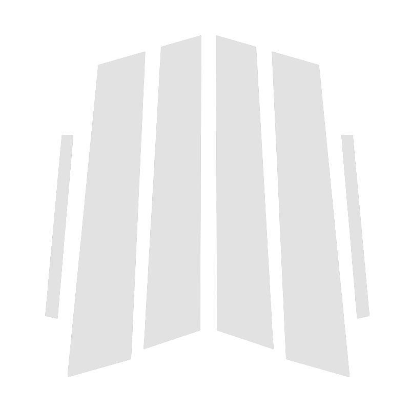 

6 шт. Серебристые накладки на центральную стойку B/C двери и окна автомобиля, зеркальная отделка для седана Honda Civic 2006-2011