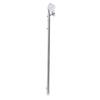 Stainless Steel Marine Yacht Kayaking Diving 16'' Rail Mount Flag Pole - Silver Surface polishing glossy and lustrous