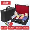 HIMOMO Storage Box for Trading Attache PU 10 Holds Black and Perfect for New Christmas Presents Cards, 4-Column Case, Leather, Compartments, Handheld,