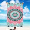 Colorful Mandala Pattern Beach Towel Patterned Sunscreen And Windproof Suitable For Swimming Pool Camping Travel Blanket