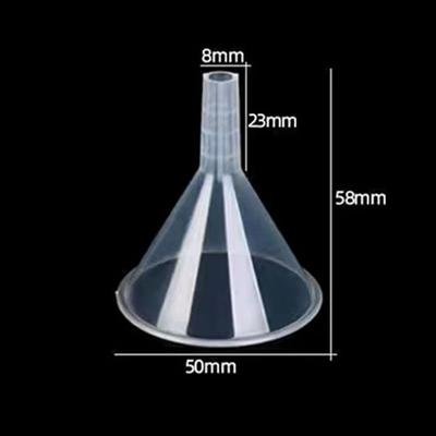1/3Pcs Plastic Funnels Clear Plastic Filter Funnel Liquid Transfer Funnels for Filling Bottles Liquid Spices Powder Lotion Oils