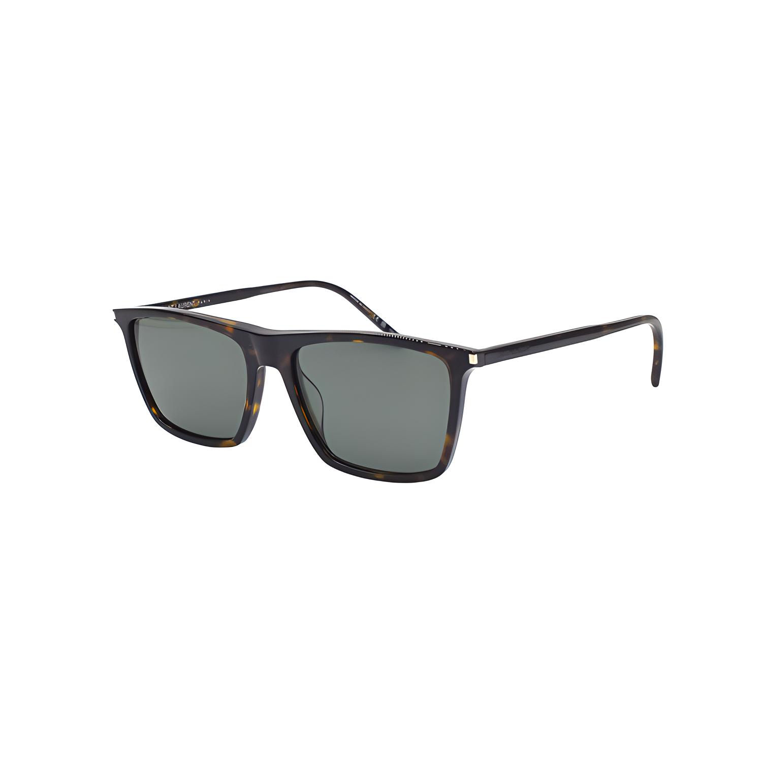 

Saint Laurent Thin Frame Series Square Sunglasses Men sunglasses Tortoise SL668-002 Basic Packaging-Eyeglass Case