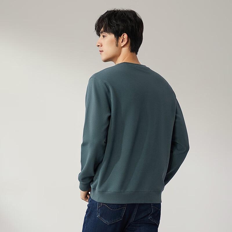 

Qipai Мужской пуловер вафельной вязки с круглым вырезом M (170/88A)