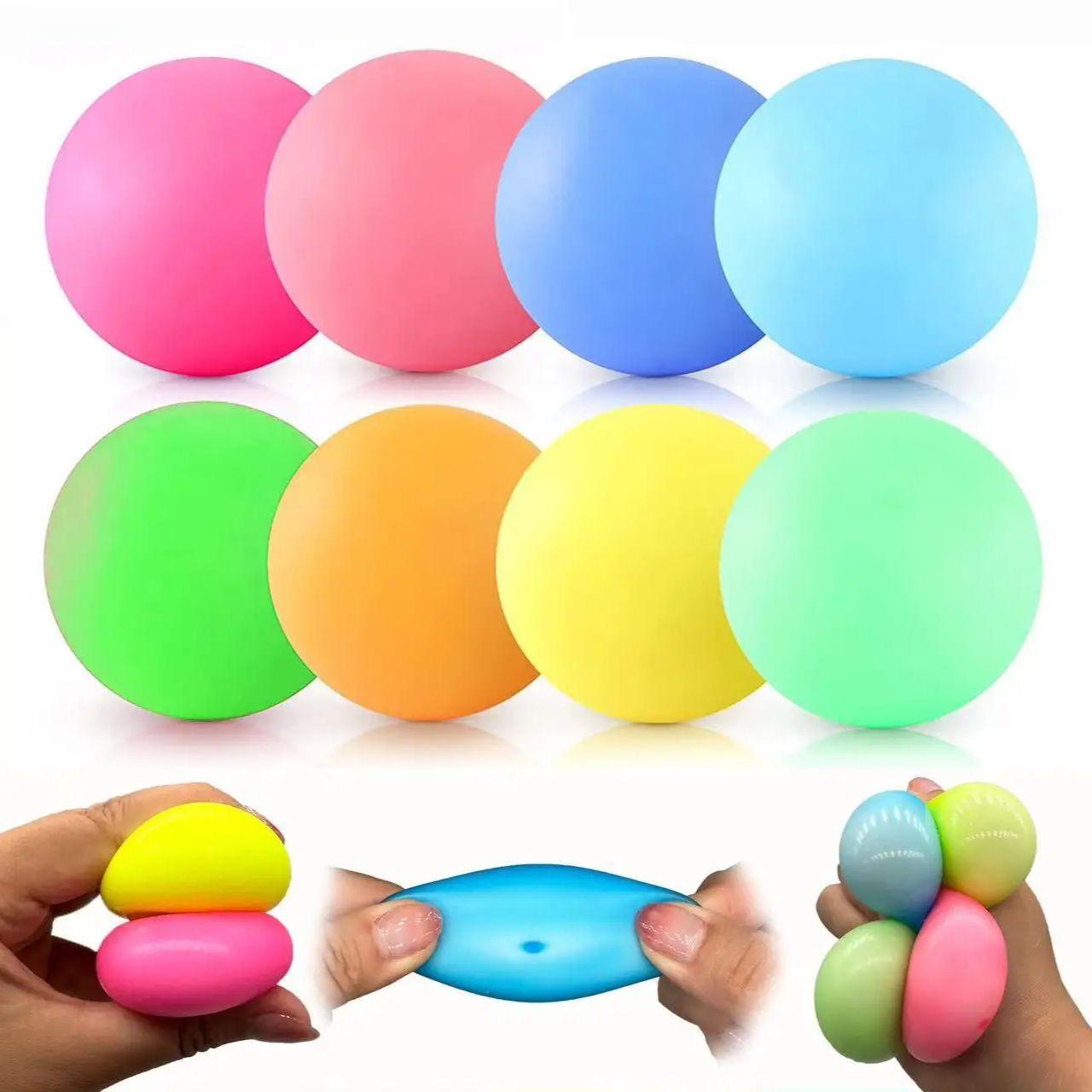 

1/2/5Pcs - Colorful Stress Relief Balls,Sensory Hand Toys, Anxiety Relief Gadgets(Random Colors) (As shown-32193)-
