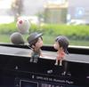 Car Accessories Cute Cartoon Couples Action Figure Figurines Balloon Ornament Auto Interior Dashboard for Girls Gifts